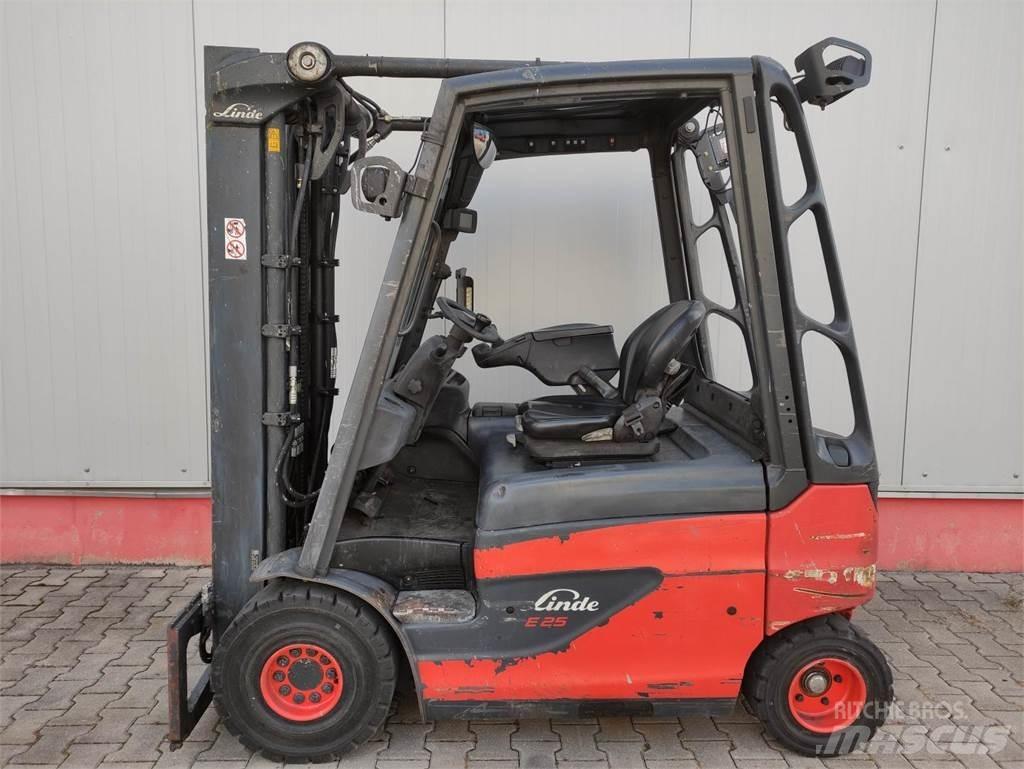 Linde E25-01-387 Elektrikli forkliftler