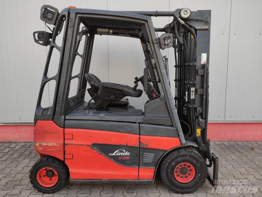 Linde E25-01-387 Elektrikli forkliftler