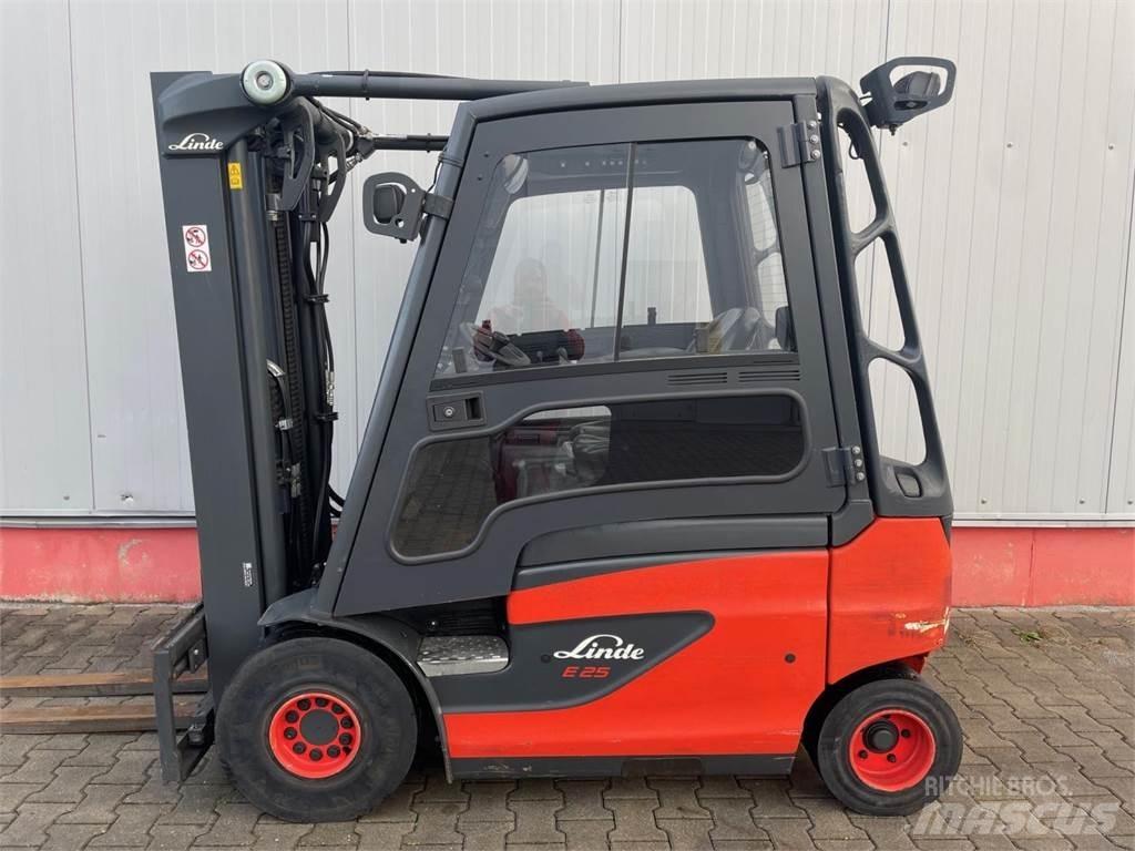 Linde E25-01-387 Elektrikli forkliftler