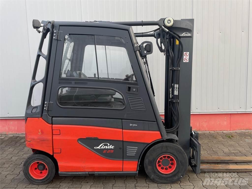 Linde E25-01-387 Elektrikli forkliftler