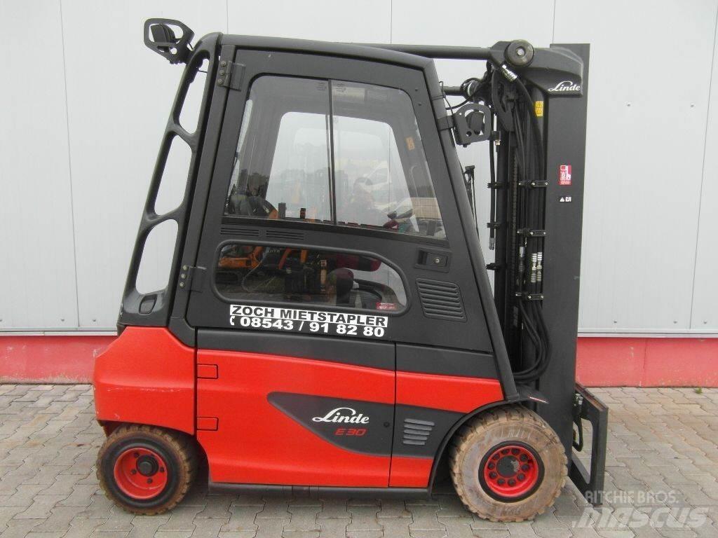 Linde E30-01-387 Elektrikli forkliftler