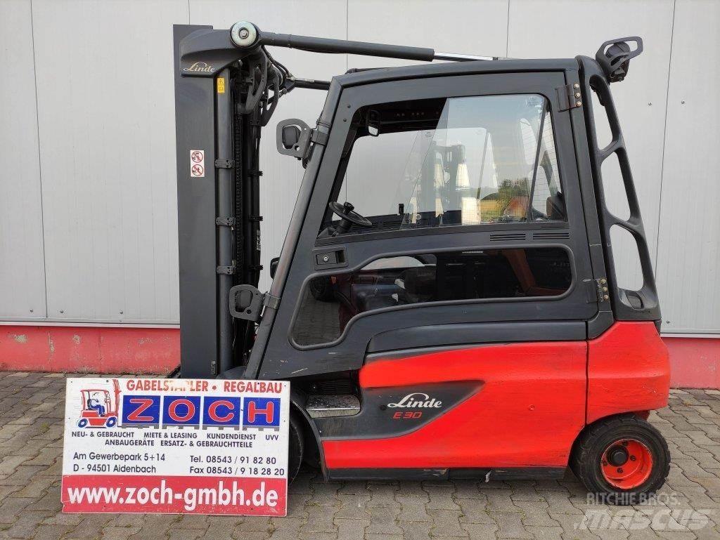 Linde E30L-01-387 Elektrikli forkliftler