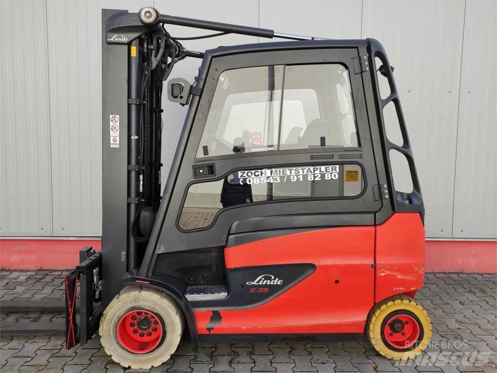 Linde E35HL-01-387 Elektrikli forkliftler