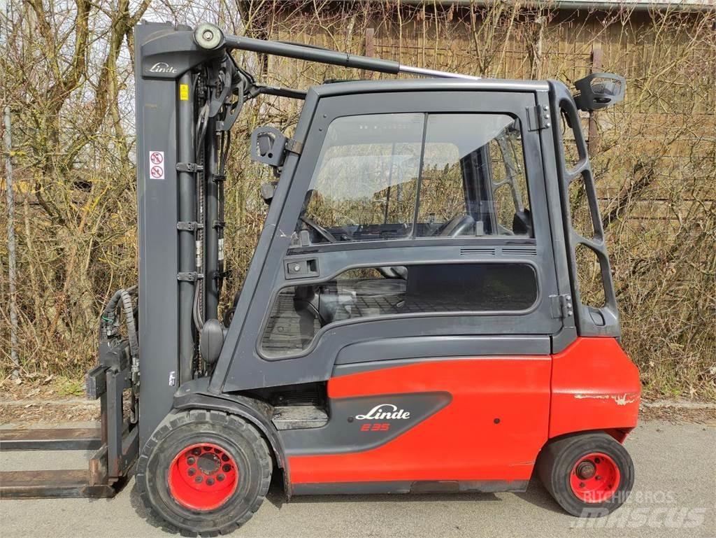 Linde E35L-01-387 Elektrikli forkliftler