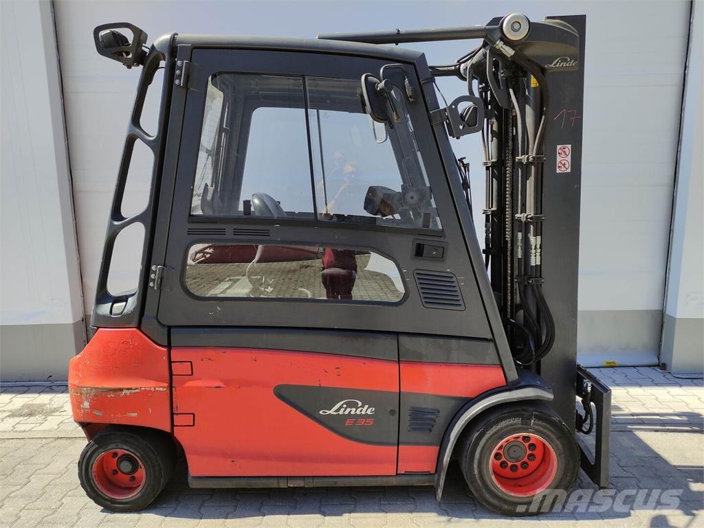 Linde E35L-01-387 Elektrikli forkliftler