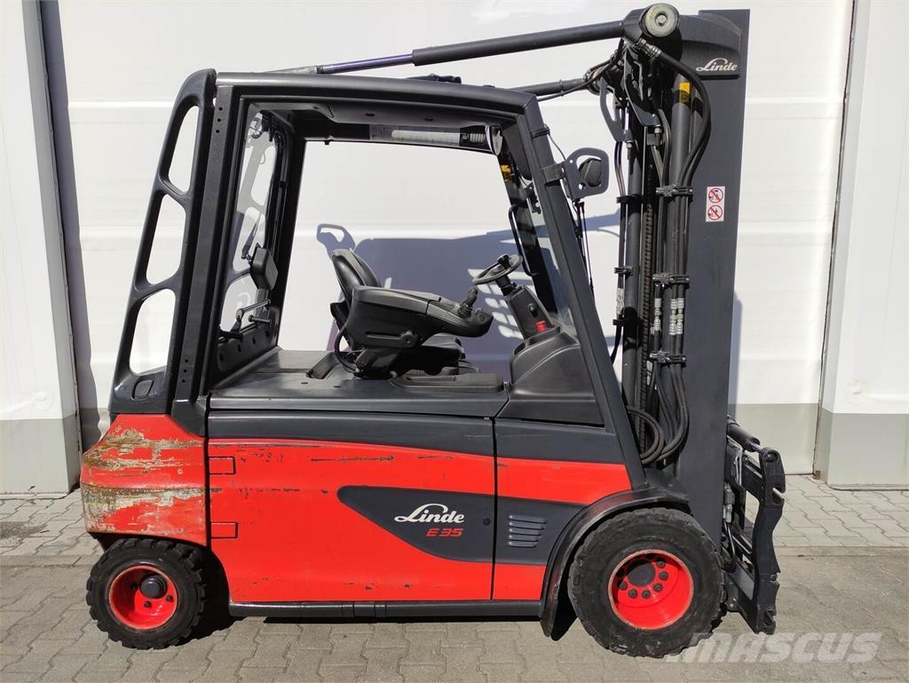 Linde E35L-01-387 Elektrikli forkliftler
