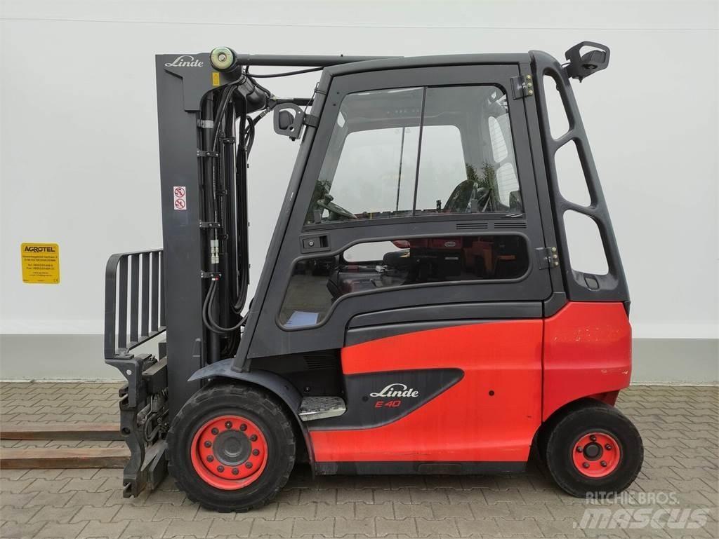 Linde E40H-01/600-388 Elektrikli forkliftler