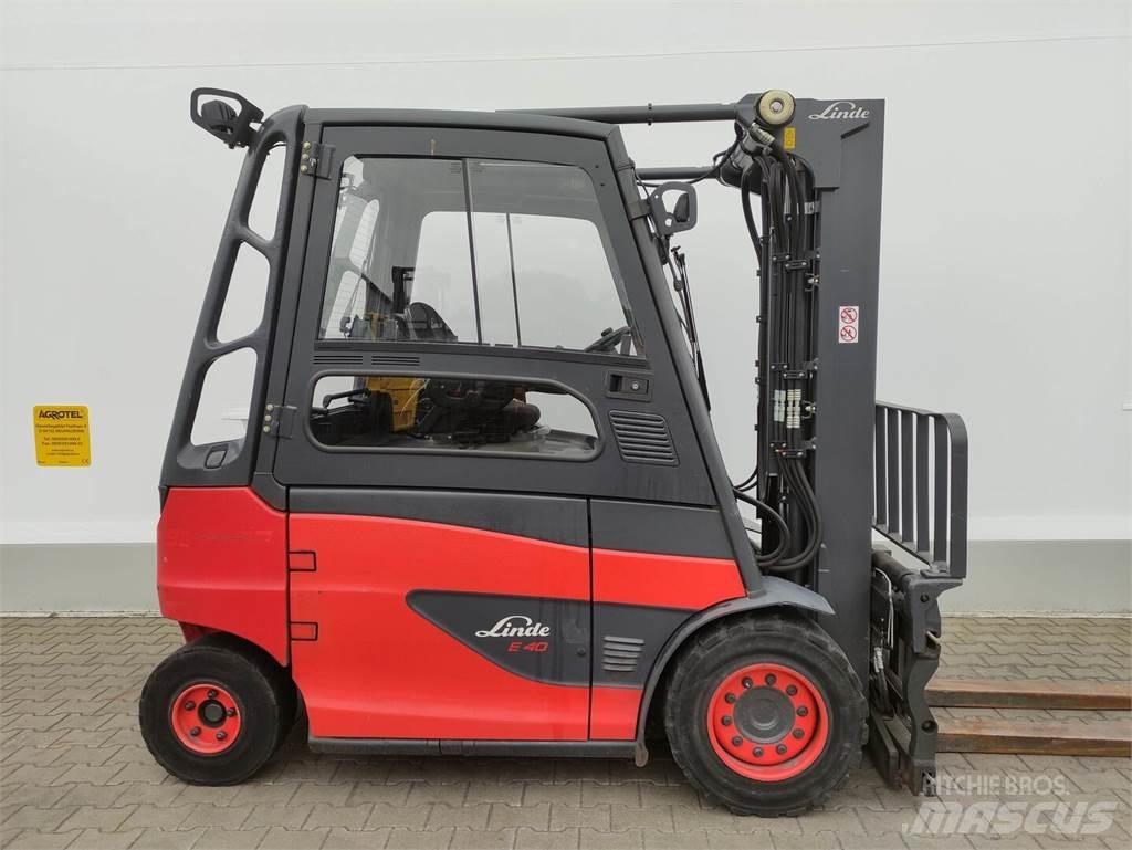 Linde E40H-01/600-388 Elektrikli forkliftler