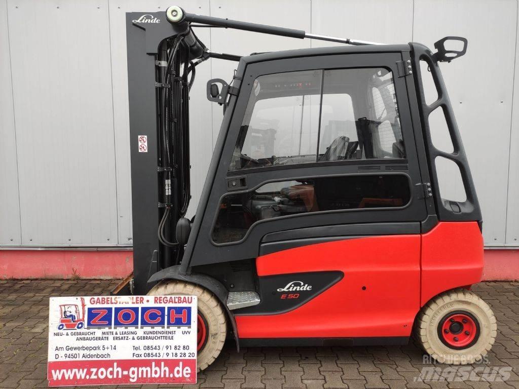 Linde E50HL-01-388 Elektrikli forkliftler