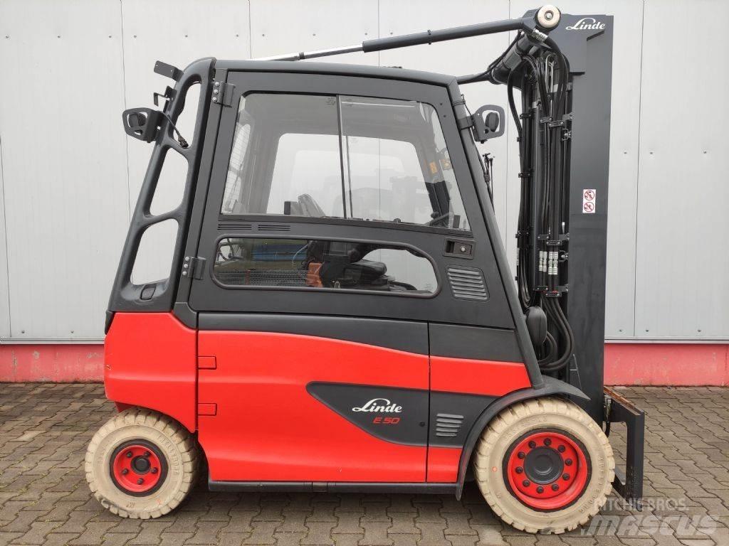Linde E50HL-01-388 Elektrikli forkliftler