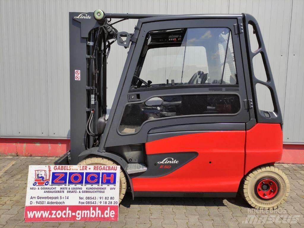 Linde E50HL-01-388 Elektrikli forkliftler