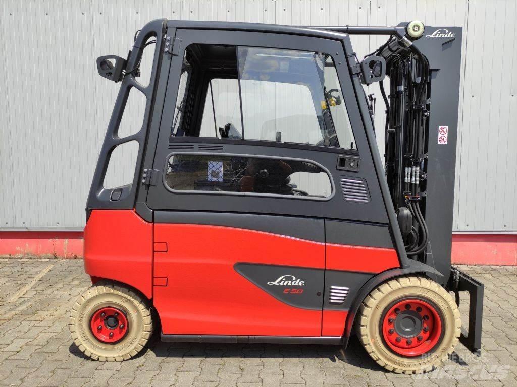 Linde E50HL-01-388 Elektrikli forkliftler