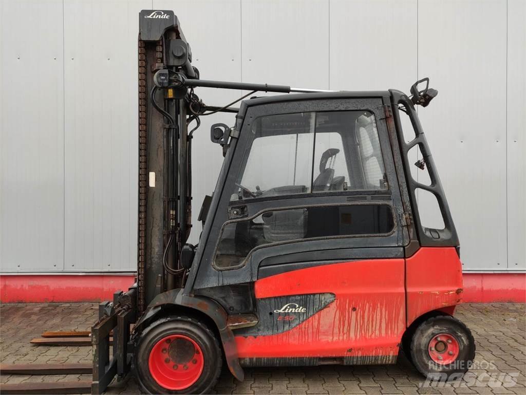 Linde E50HL-01-388 Elektrikli forkliftler