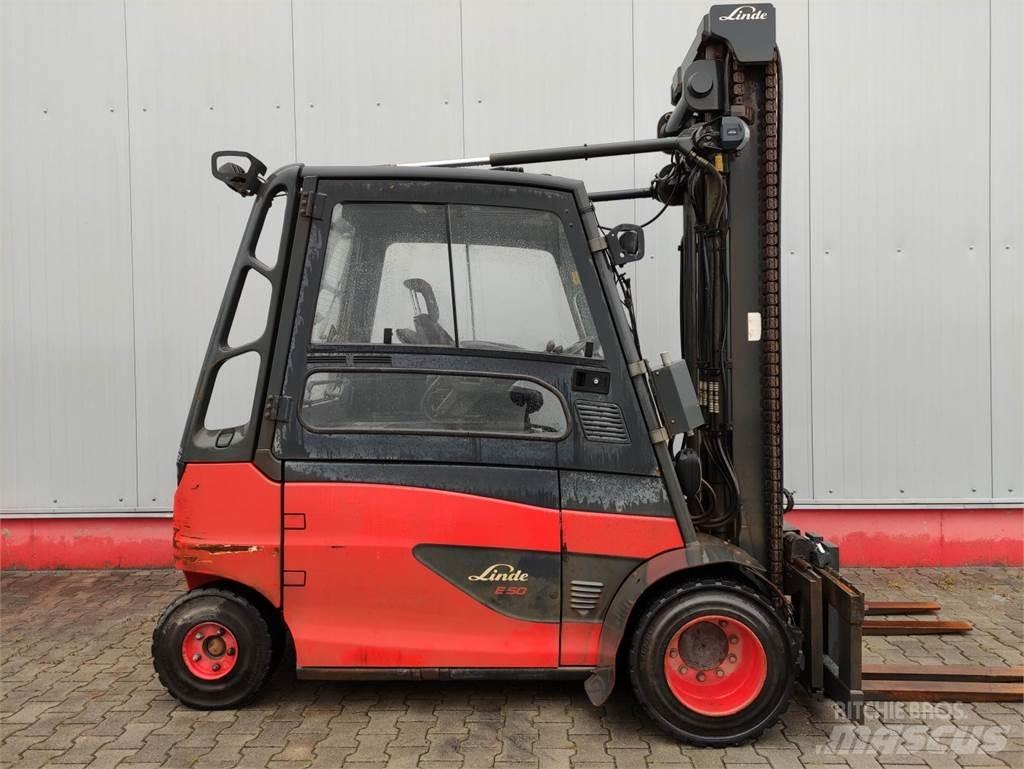 Linde E50HL-01-388 Elektrikli forkliftler