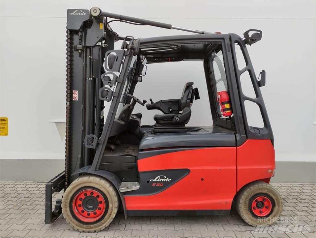 Linde E50HL-01-388 Elektrikli forkliftler