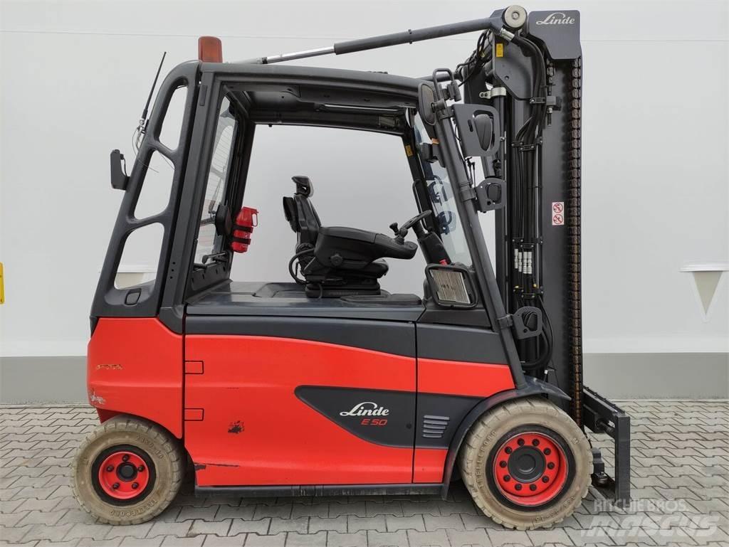 Linde E50HL-01-388 Elektrikli forkliftler