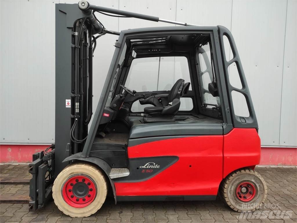 Linde E50HL-01-600 Elektrikli forkliftler
