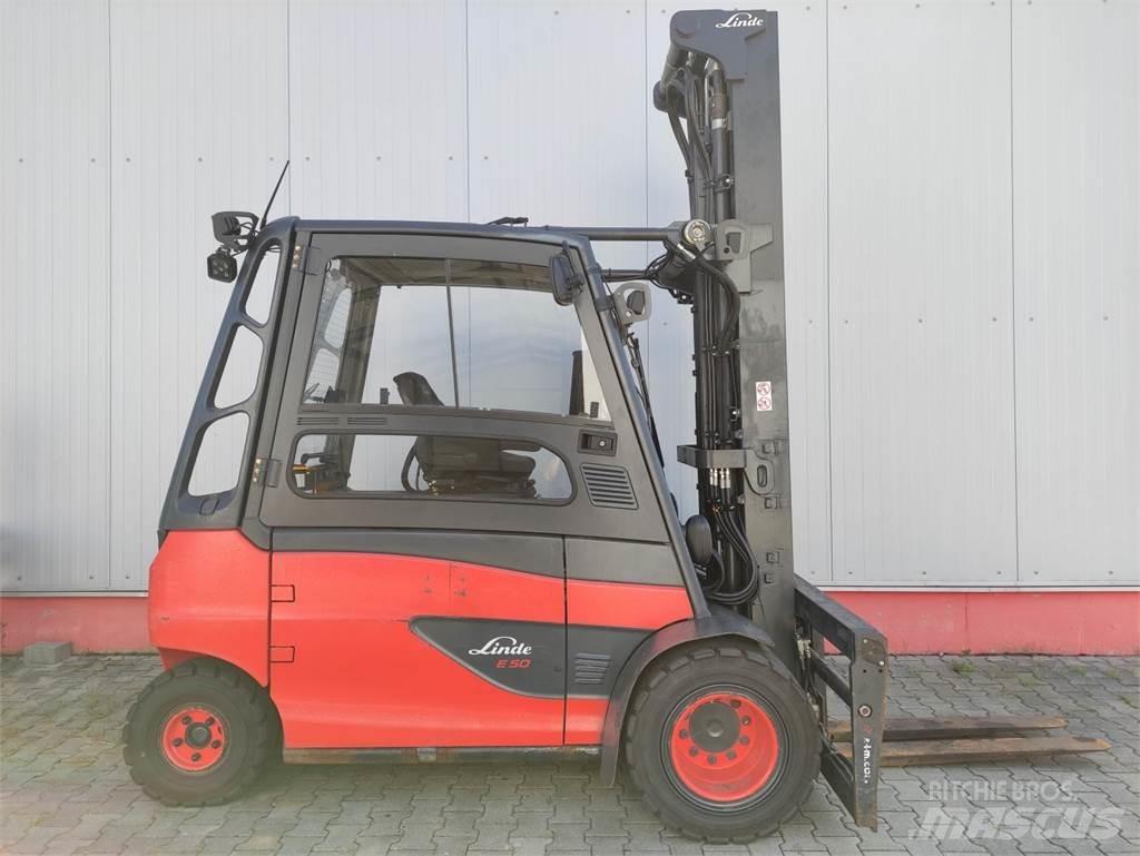 Linde E50HL-01/600-388 Elektrikli forkliftler