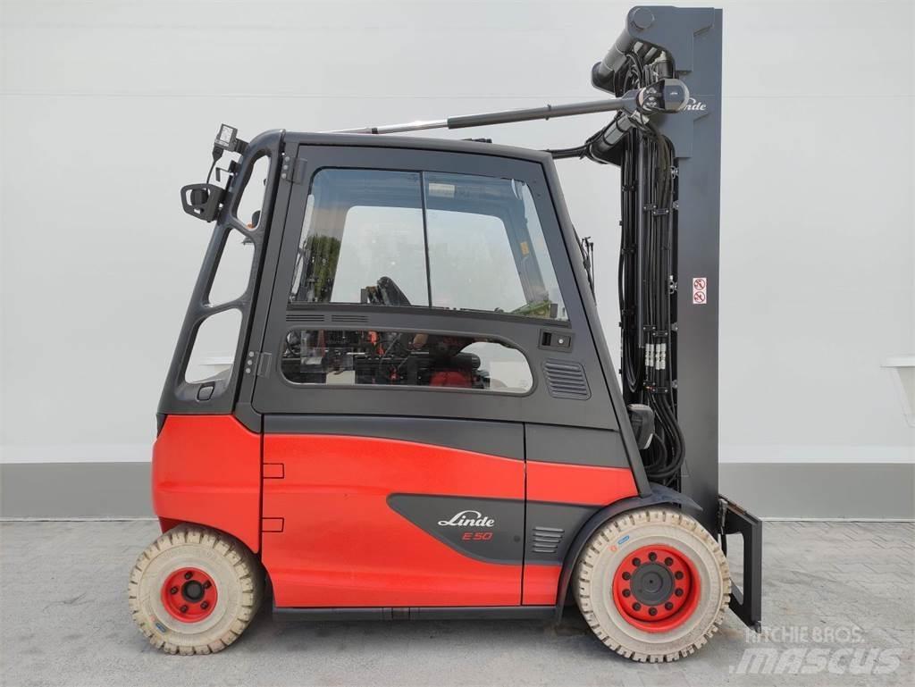 Linde E50HL-388 Elektrikli forkliftler