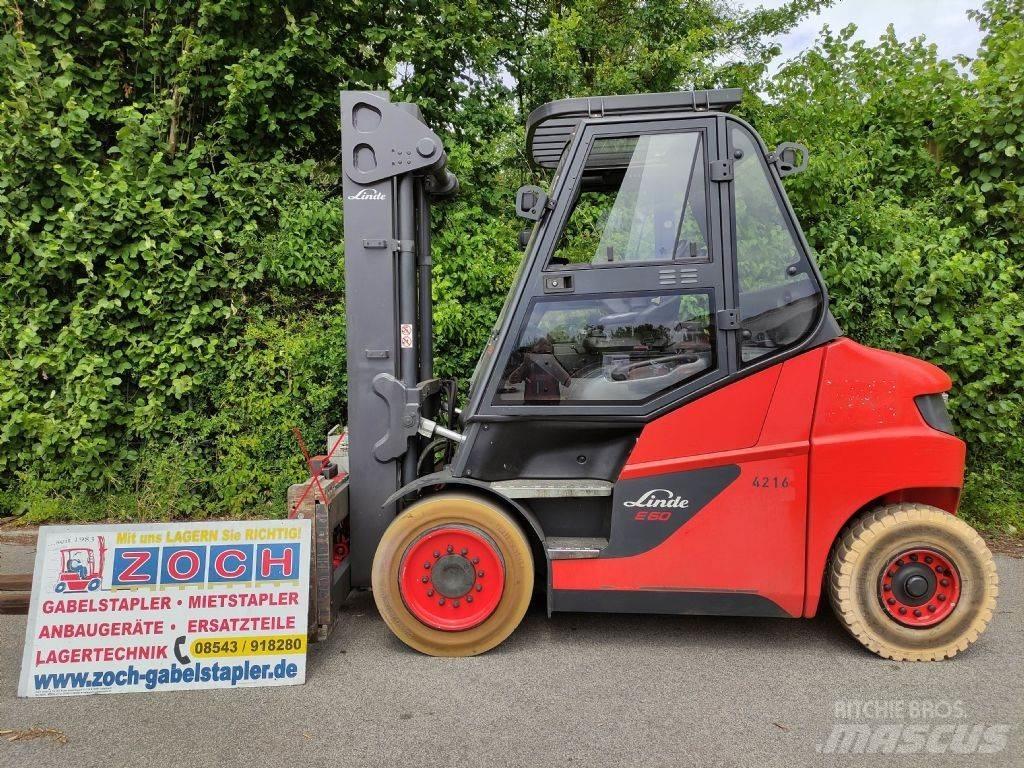 Linde E60-01-127 Elektrikli forkliftler