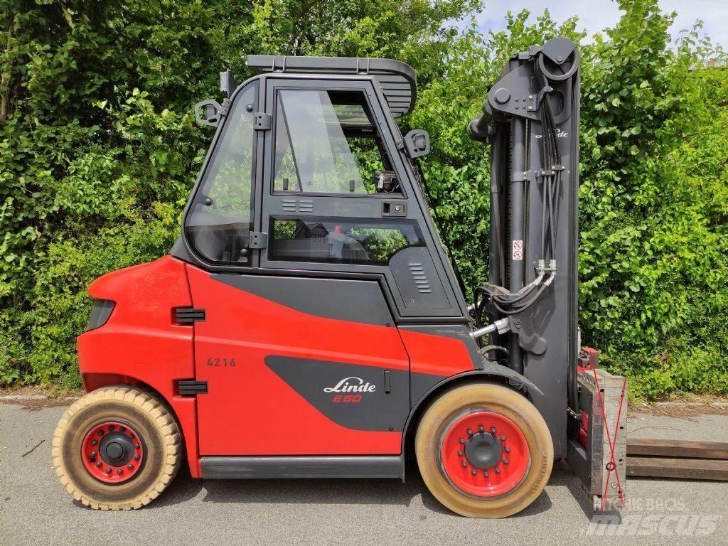 Linde E60-01-127 Elektrikli forkliftler