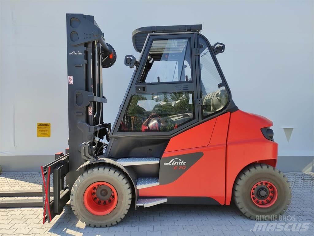 Linde E70-01-127 Elektrikli forkliftler