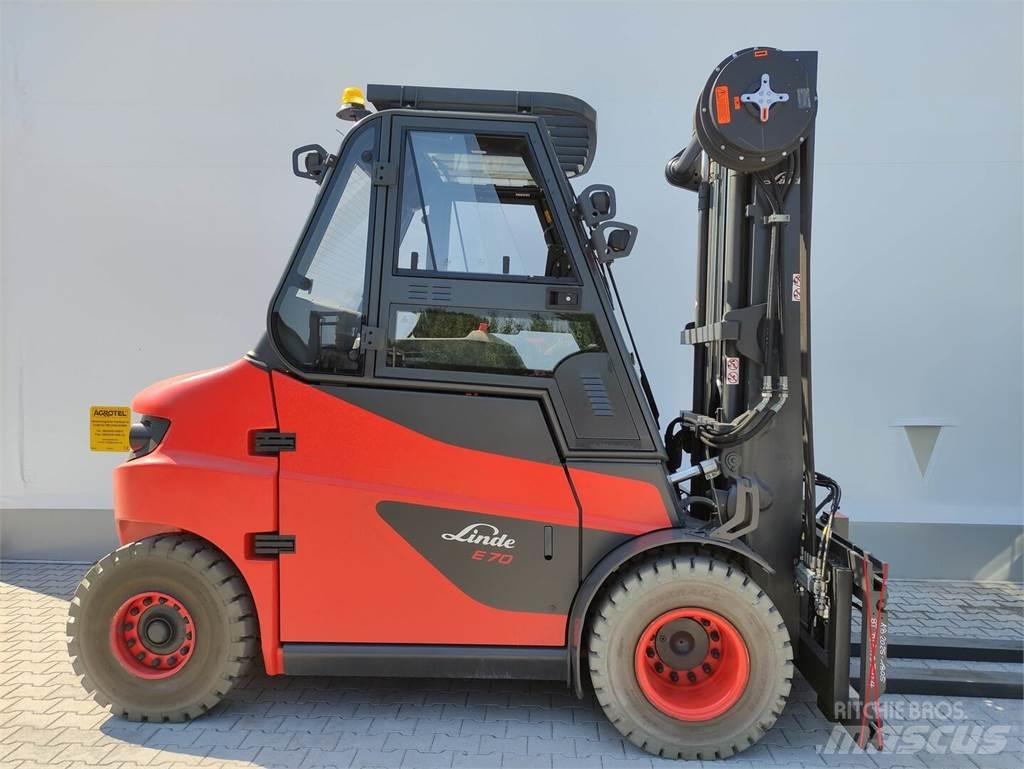 Linde E70-01-127 Elektrikli forkliftler