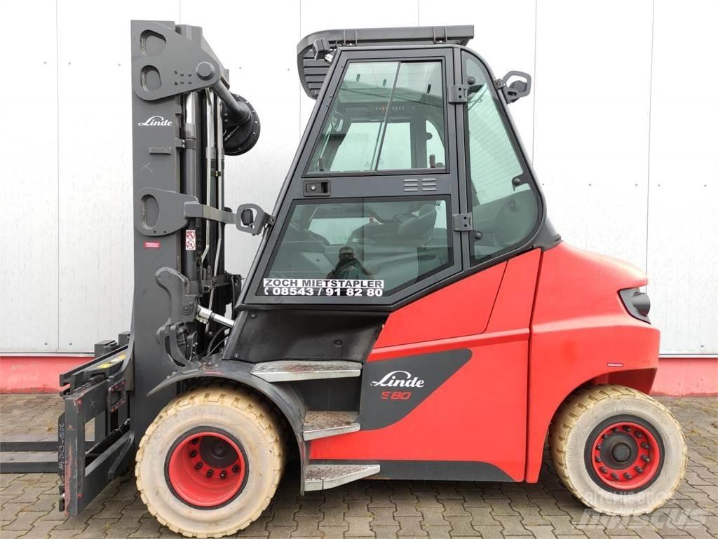 Linde E80-01-127 Elektrikli forkliftler