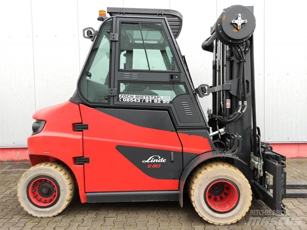Linde E80-01-127 Elektrikli forkliftler