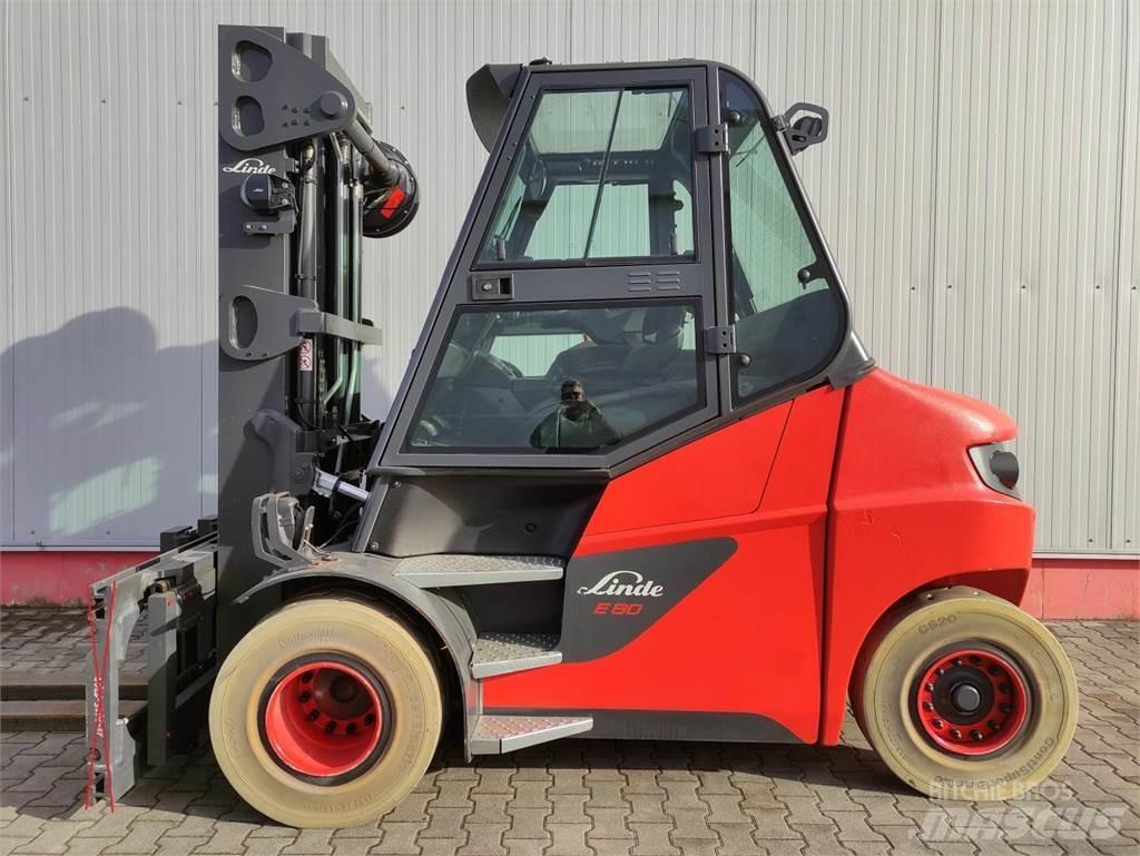 Linde E80-01-127 Elektrikli forkliftler