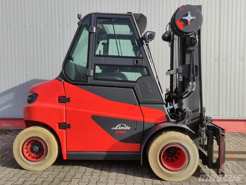 Linde E80-01-127 Elektrikli forkliftler