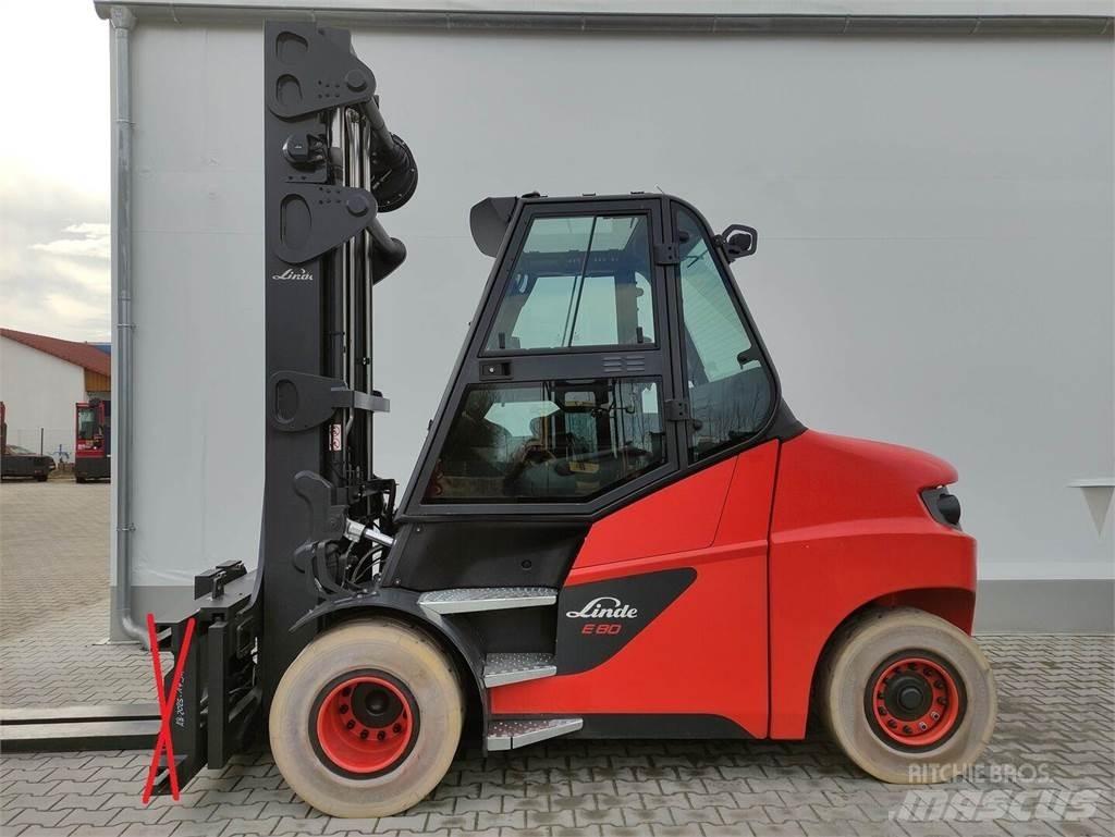 Linde E80-01/900 Elektrikli forkliftler