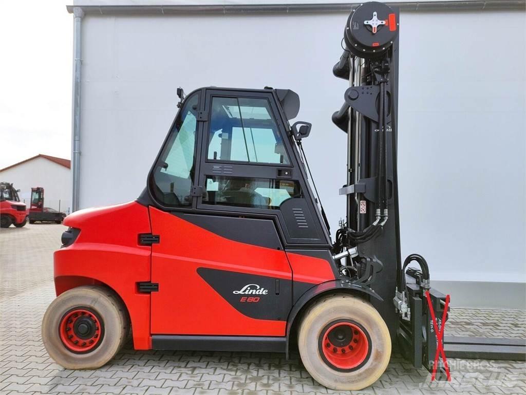 Linde E80-01/900 Elektrikli forkliftler
