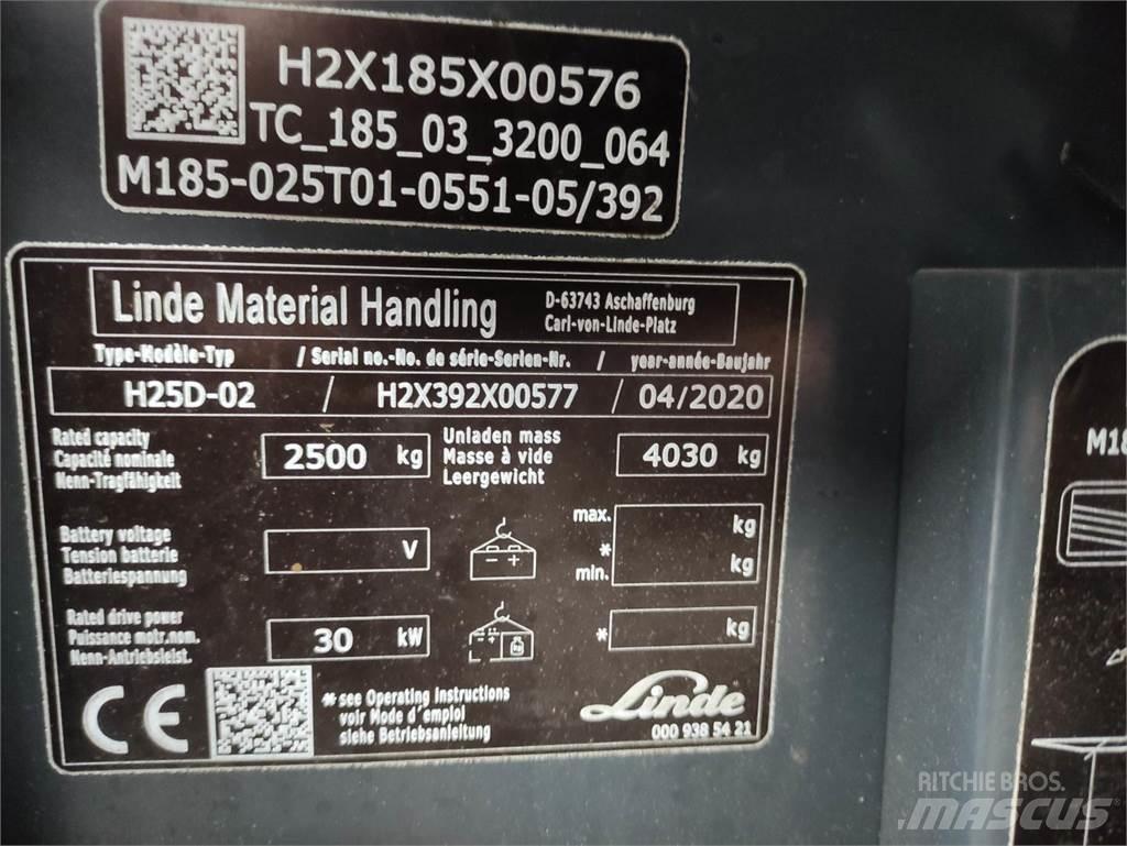 Linde H25D-02-392 EVO Dizel forkliftler