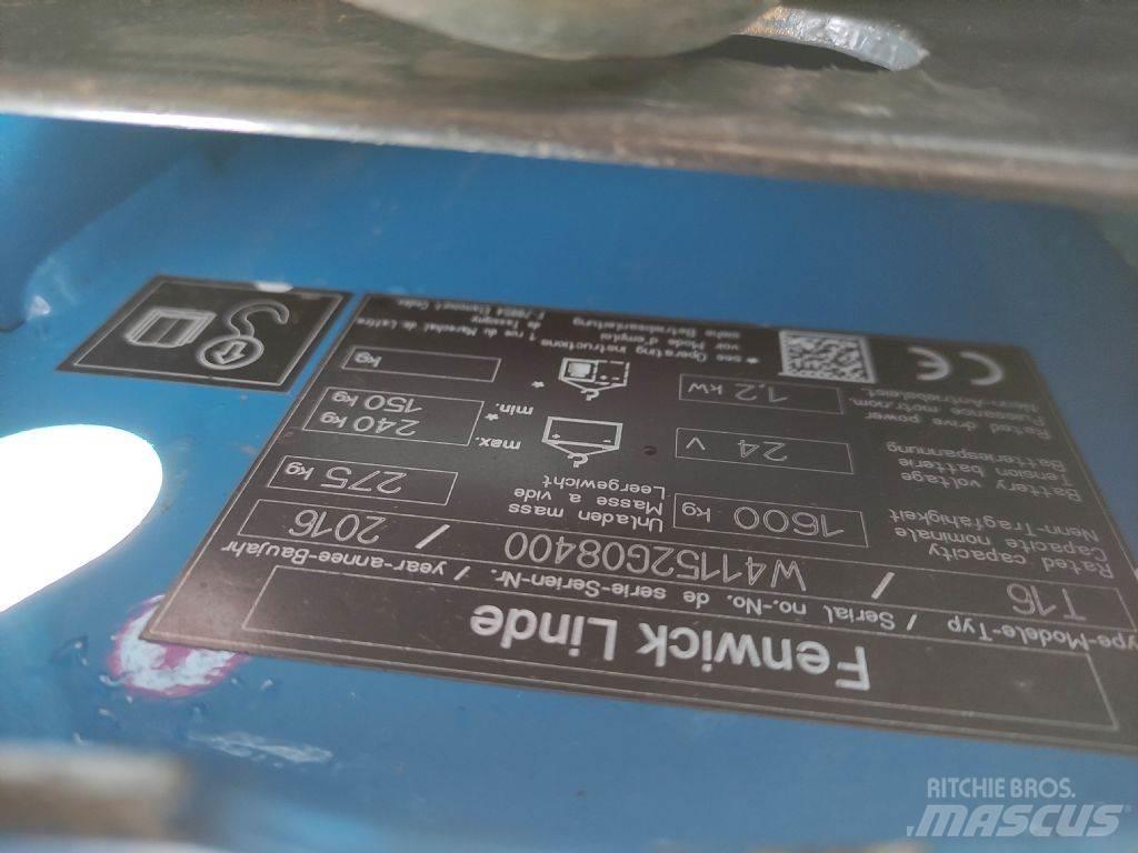 Linde T16 Düsük seviye kaldirici