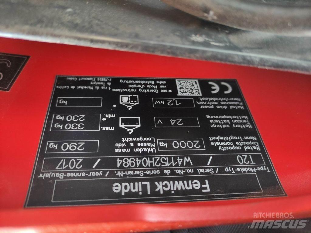 Linde T20 Düsük seviye kaldirici