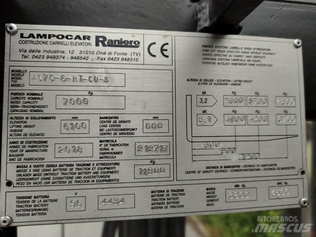 Raniero AC70-6-HT-CU-S Elektrikli forkliftler