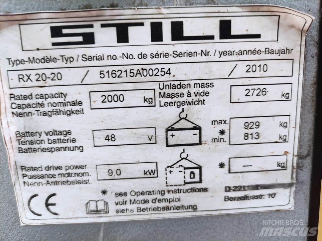 Still RX20-20 Elektrikli forkliftler