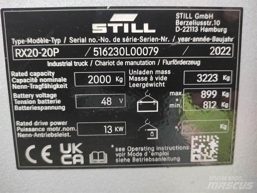 Still RX20-20 P Elektrikli forkliftler