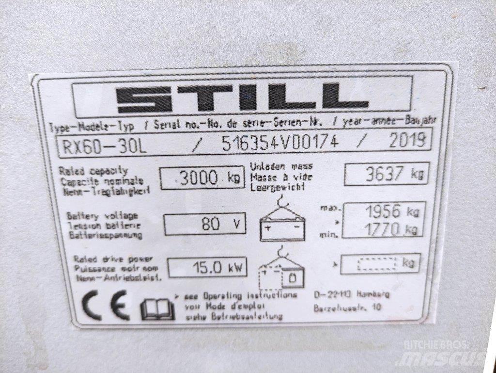 Still RX60-30 L Elektrikli forkliftler