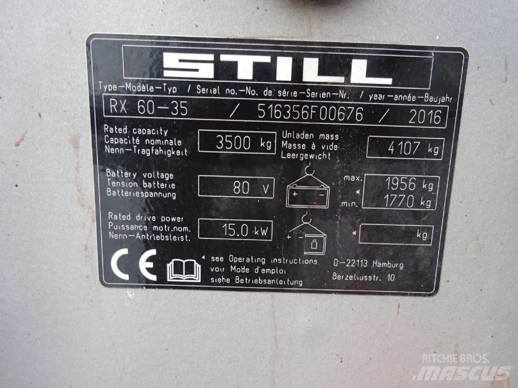 Still RX60-35 Elektrikli forkliftler