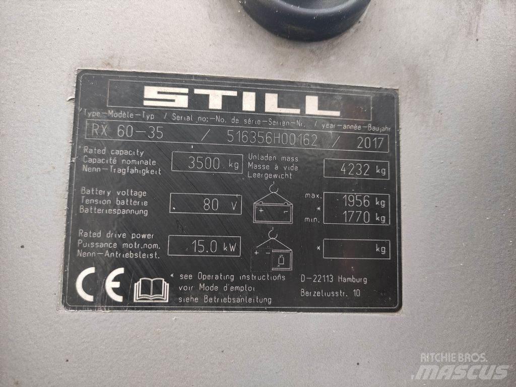 Still RX60-35 Elektrikli forkliftler