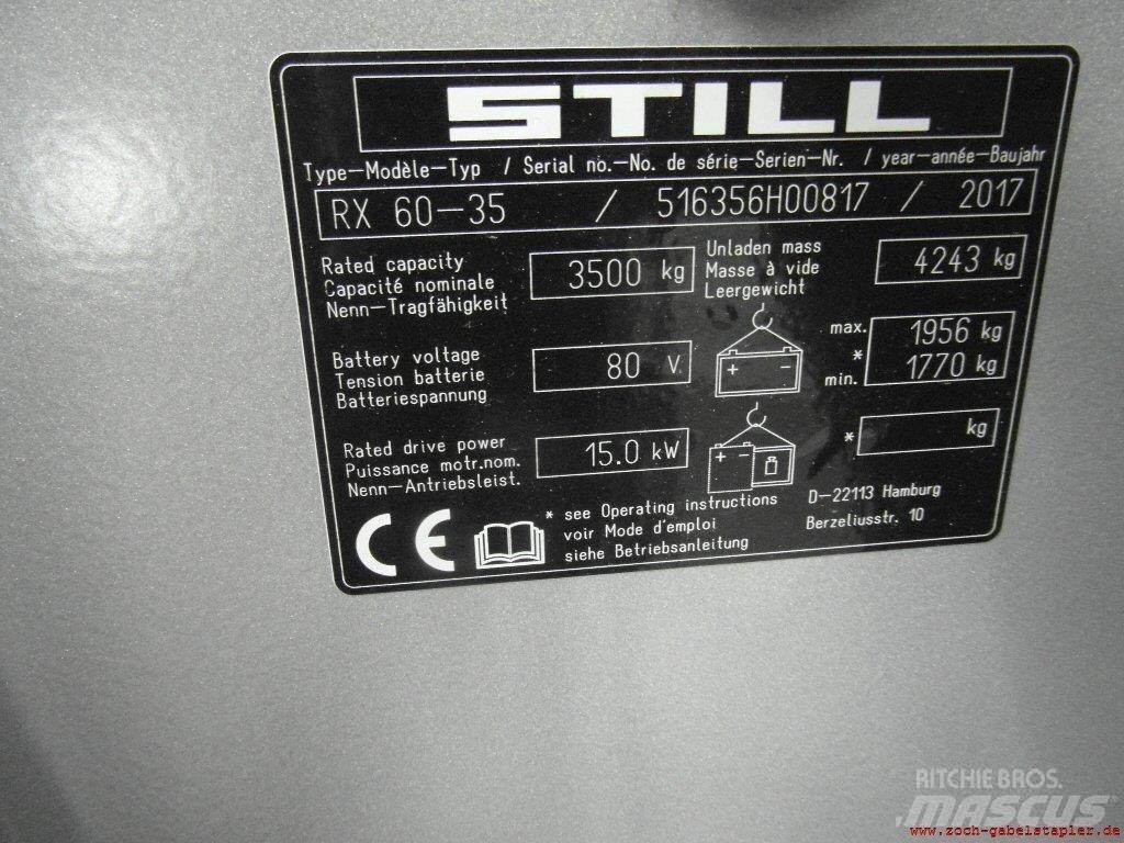 Still RX60-35 Elektrikli forkliftler