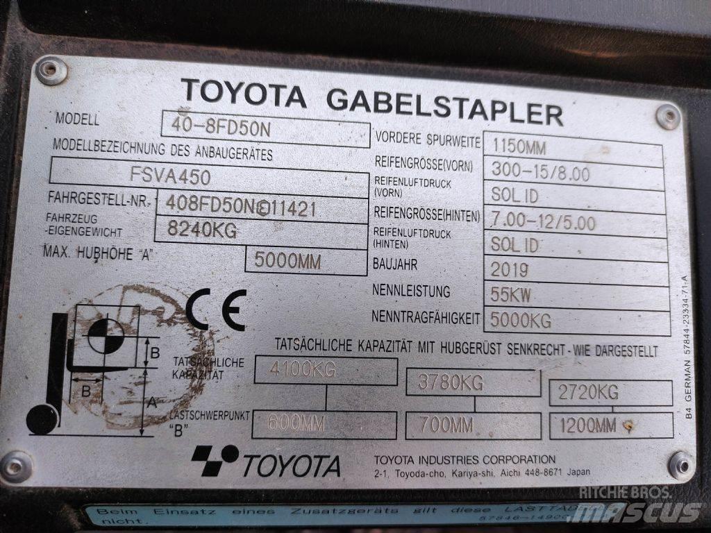 Toyota 40-8FD50N Dizel forkliftler