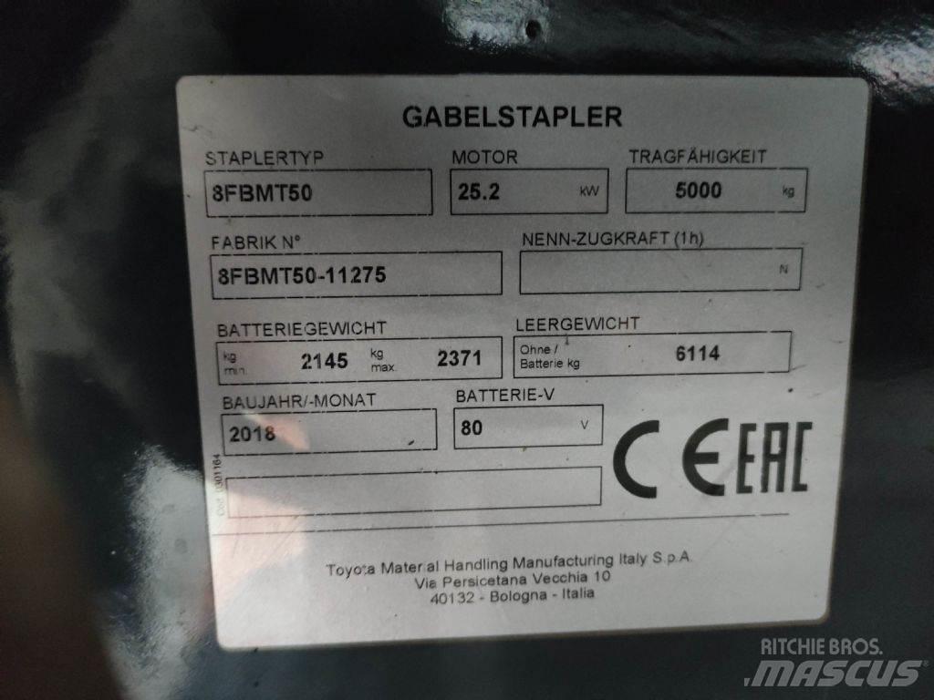 Toyota 8FBMT50 Elektrikli forkliftler
