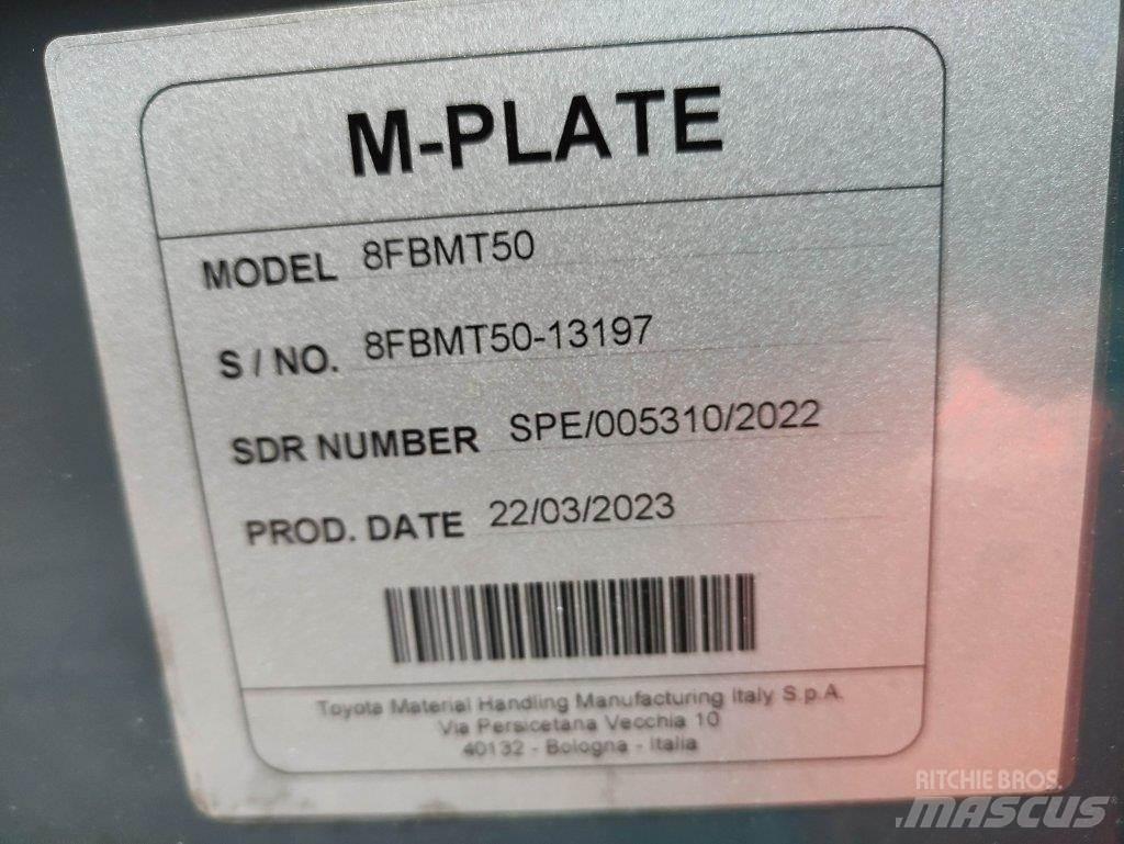 Toyota 8FBMT50 Elektrikli forkliftler