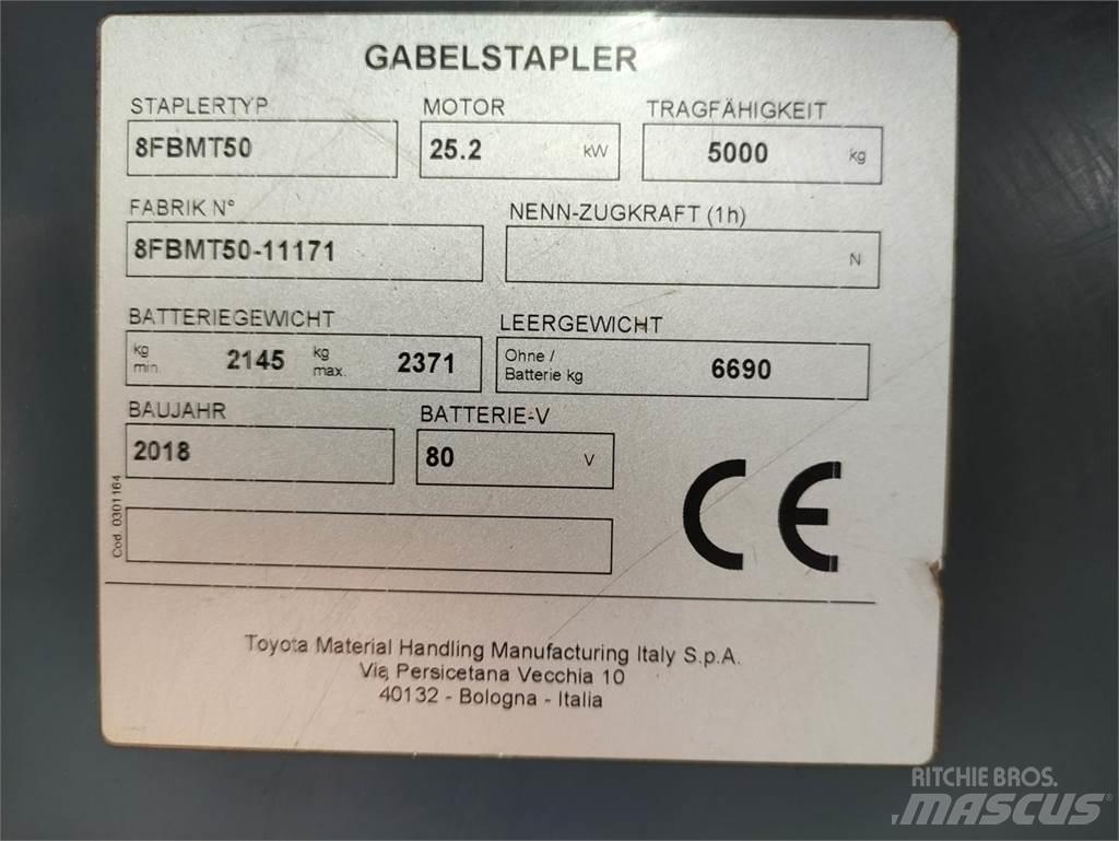 Toyota 8FBMT50 Elektrikli forkliftler