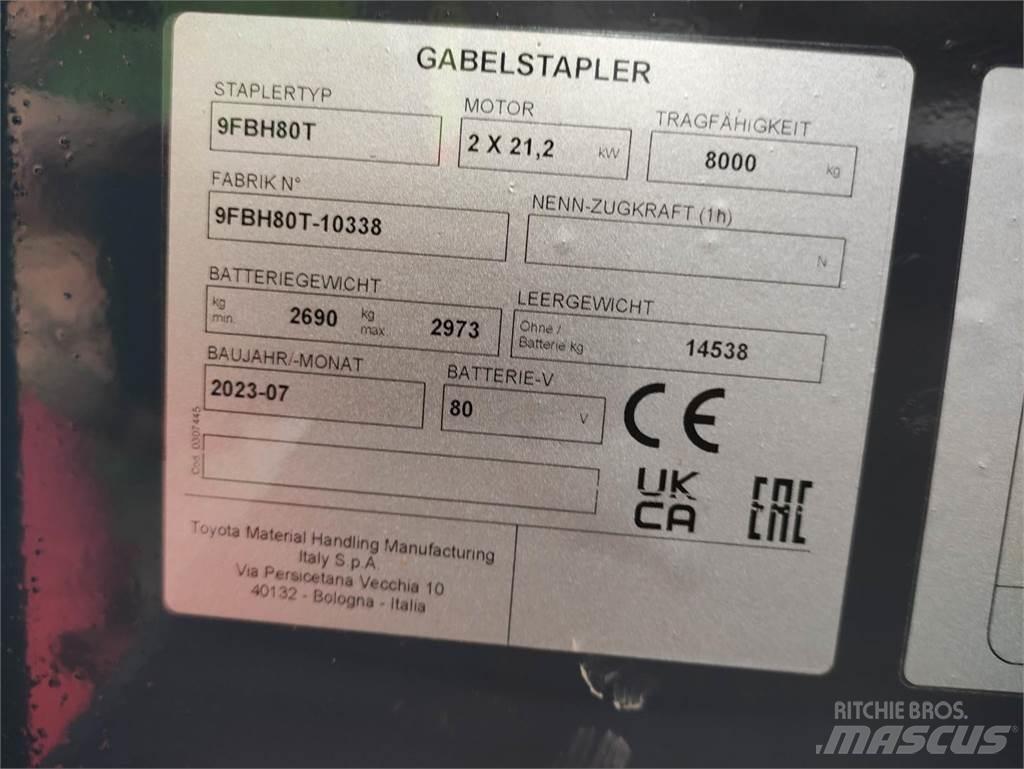 Toyota 9FBH80T900 Elektrikli forkliftler
