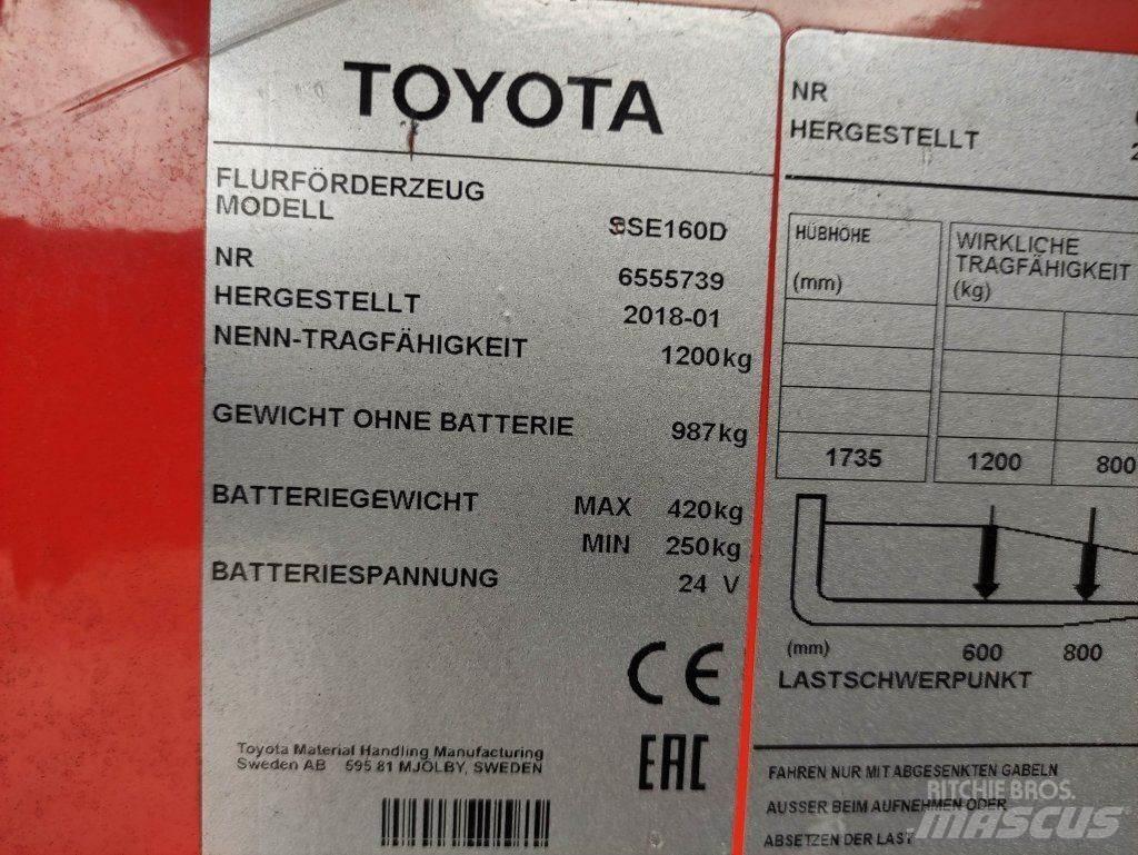 Toyota SSE160D Yaya kumandali istif makinasi