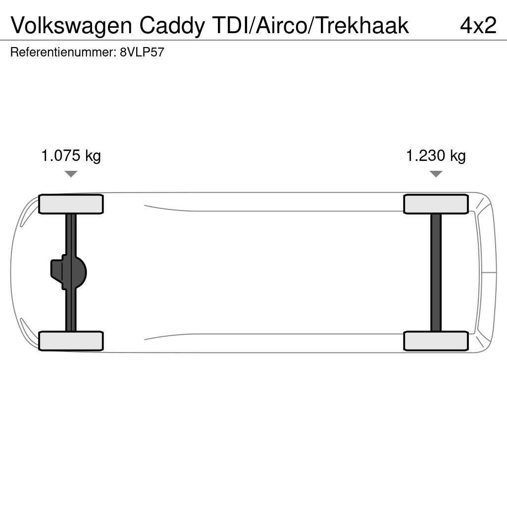 Volkswagen Caddy TDI/Airco/Trekhaak Kapali kasa kamyonetler